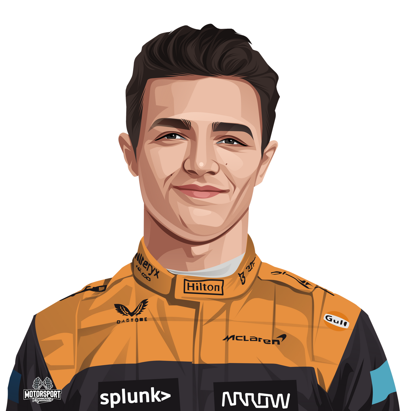 Lando Norris Face Air Freshener