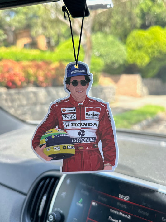 F1 Ayrton Senna Tribute Air Freshener