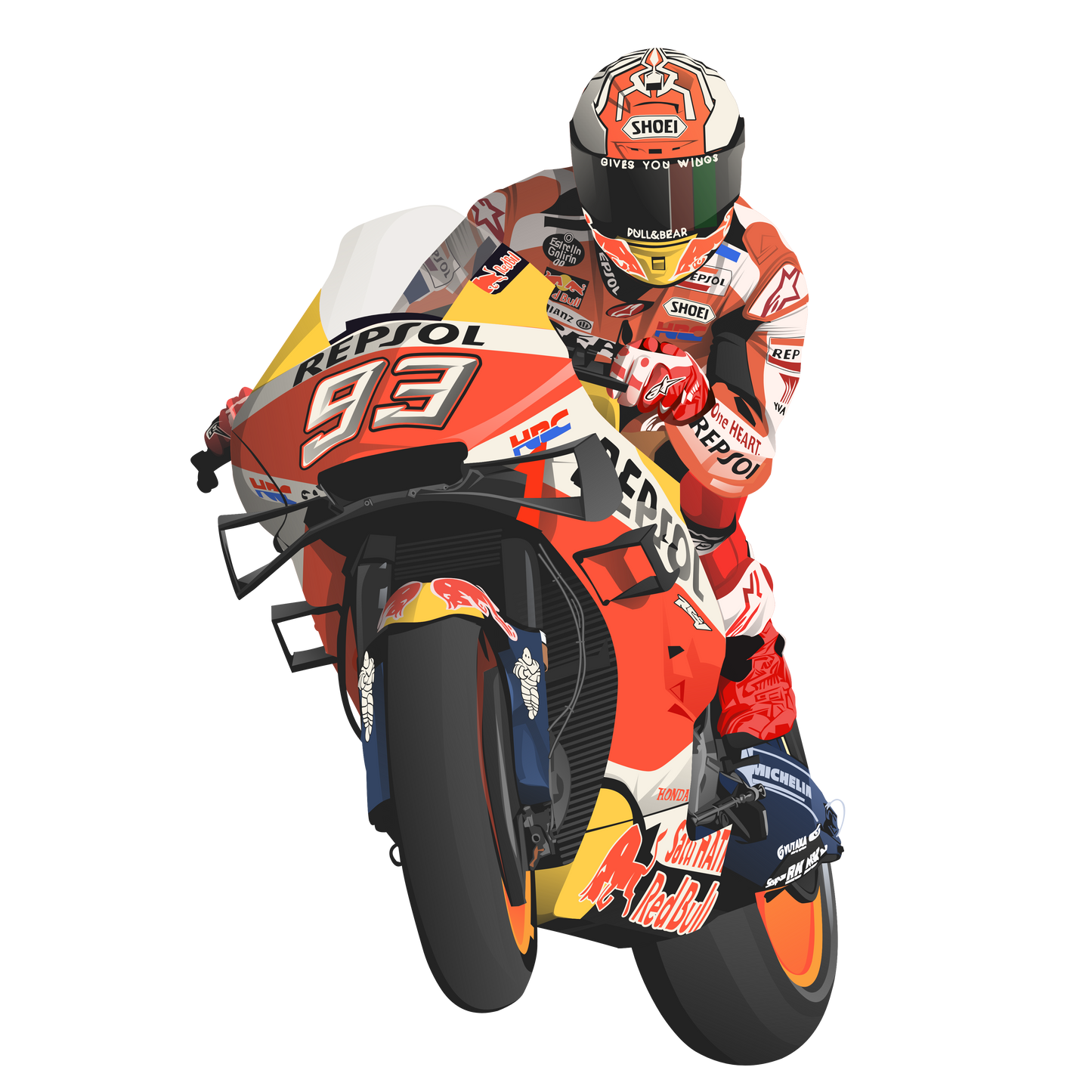 MotoGP Marc Marquez Air Freshener