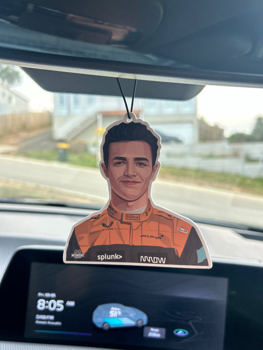 Lando Norris Face Air Freshener