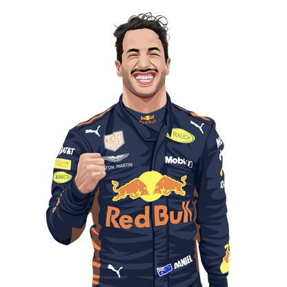 F1 Daniel Ricciardo Smile Air Freshener