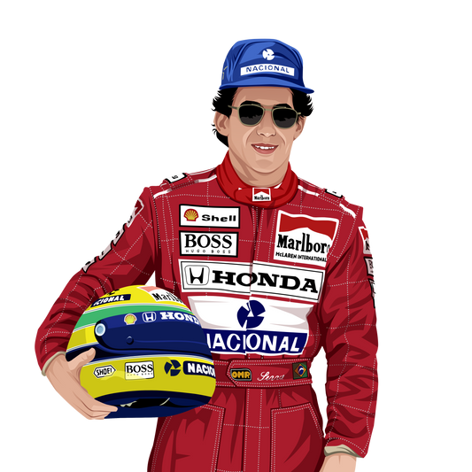 F1 Ayrton Senna Tribute Air Freshener