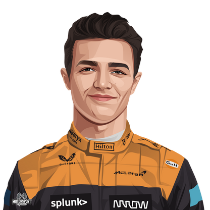 Lando Norris Face Air Freshener