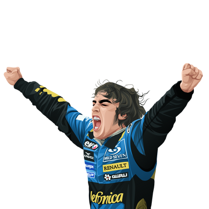 F1 Alonso Renault Air Freshener
