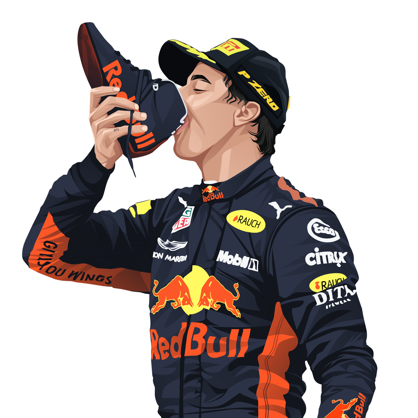 F1 Daniel Ricciardo Shoey Air Freshener
